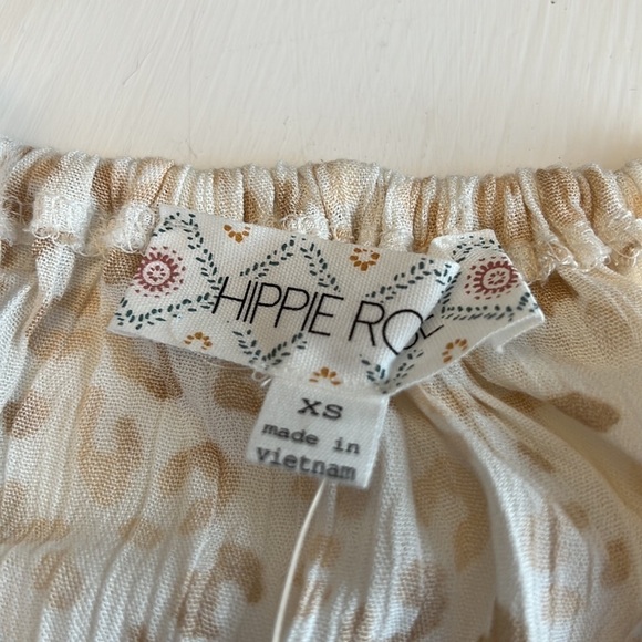 Hippie Rose Halter Cross Front Cami NWT Leopard print size extra small - Picture 6 of 10